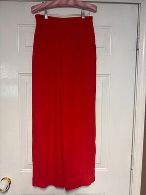Dana Buchman Vibrant Red Maxi Skirt